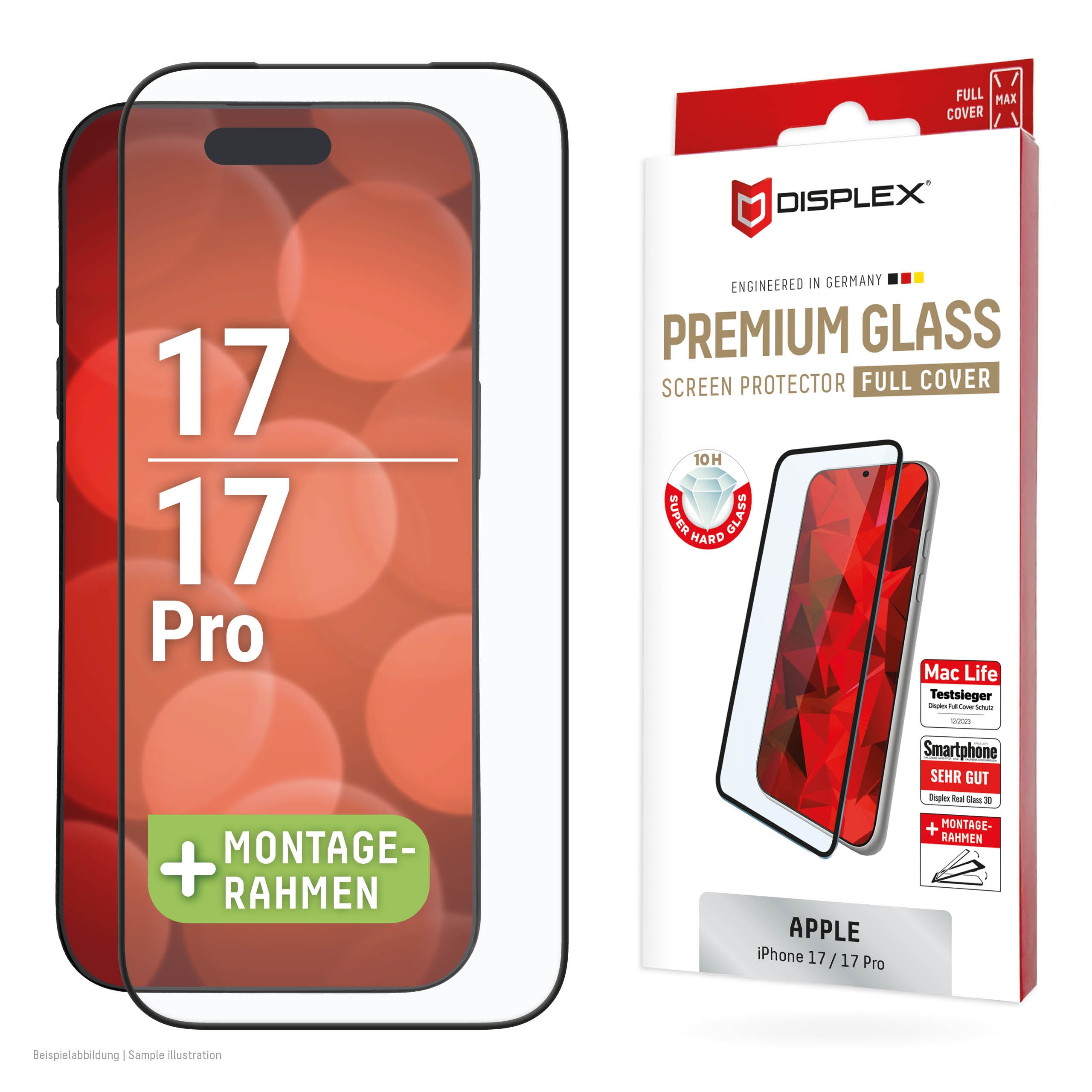 DISPLEX Premium Panzerglas iPhone 17 / 17 Pro