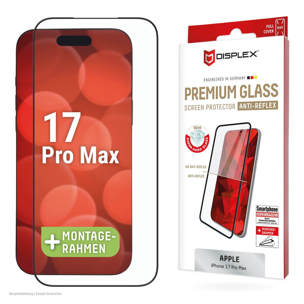 DISPLEX Premium Anti-Reflex Panzerglas iPhone 17 Pro Max