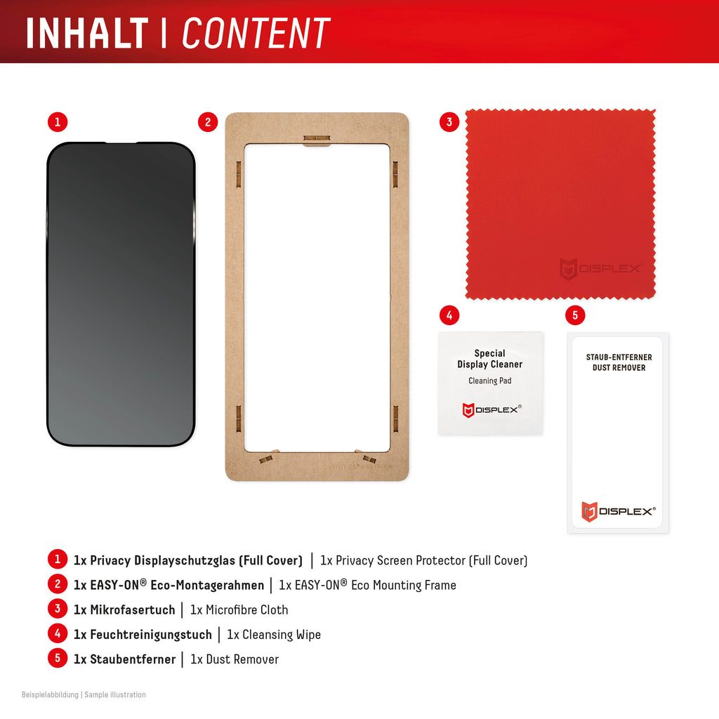 DISPLEX Privacy Glass FC iPhone 17/17 Pro