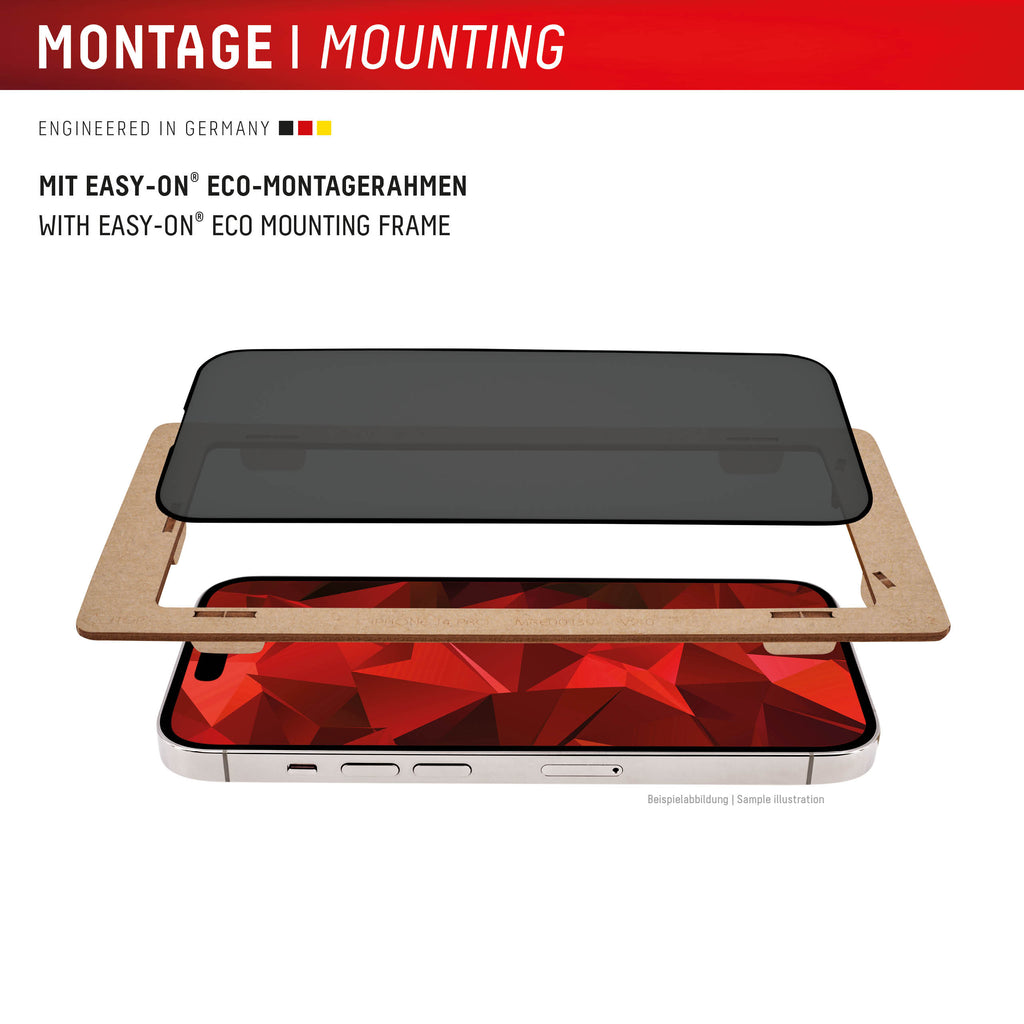 DISPLEX Privacy Panzerglas 17 Pro Max