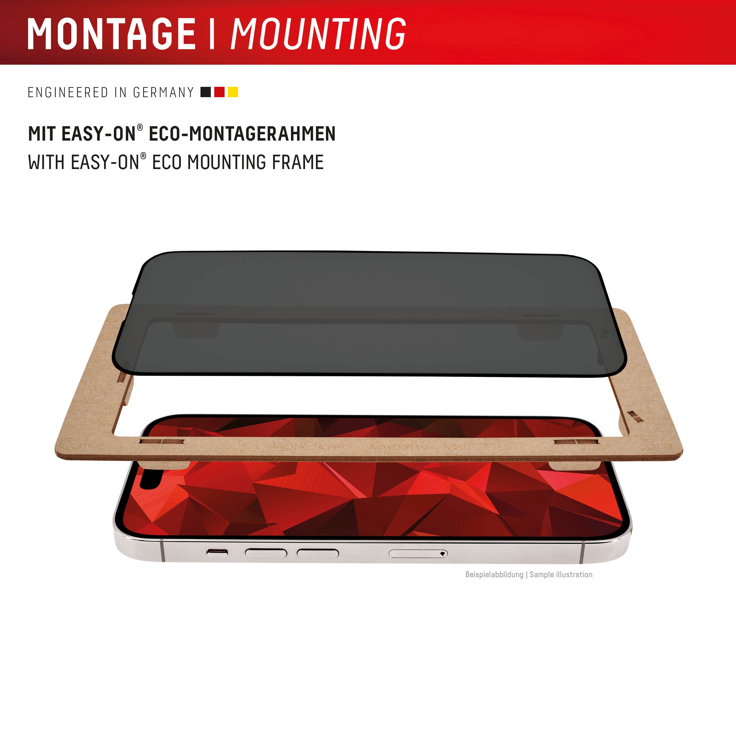 DISPLEX Privacy Panzerglas 17 Pro Max