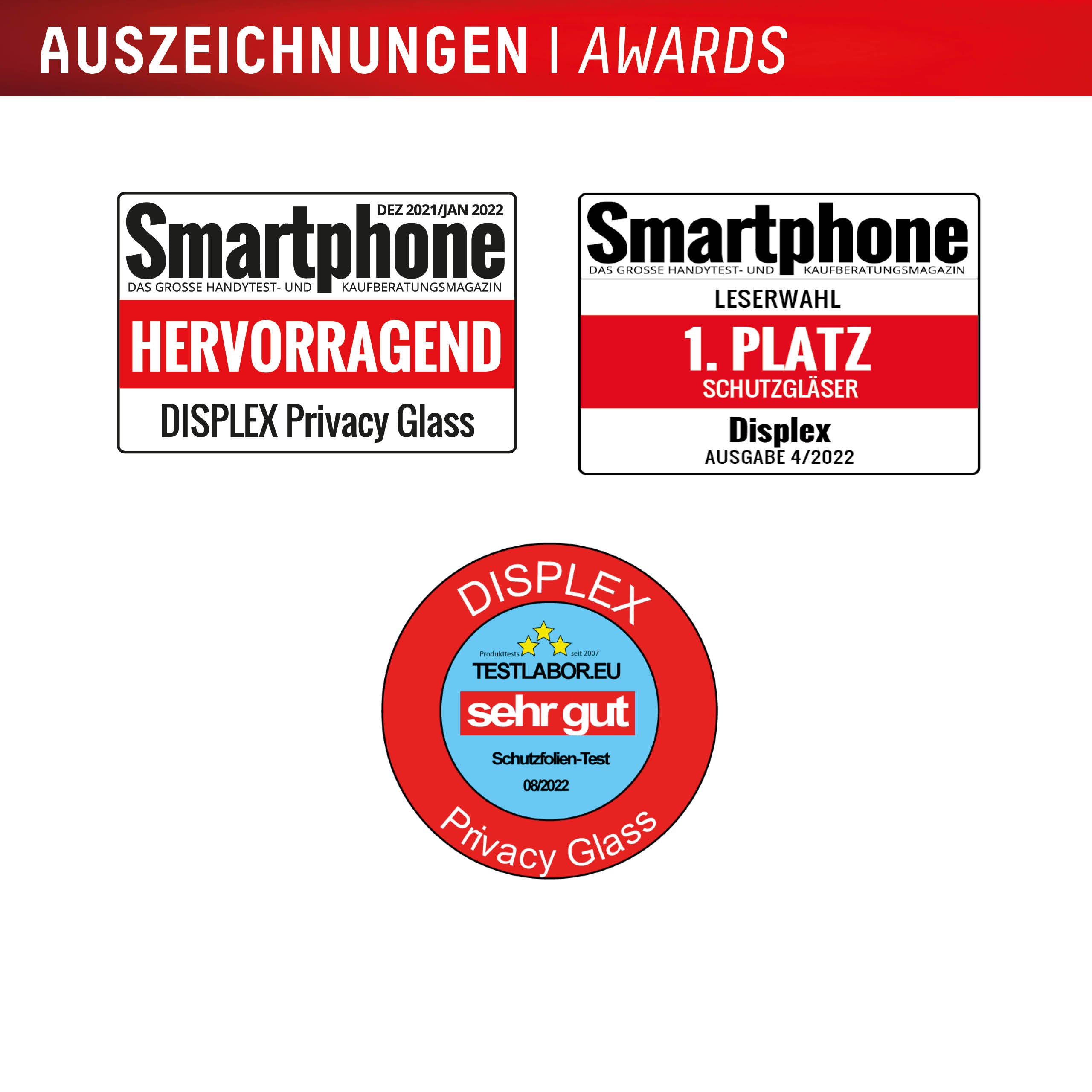 DISPLEX Privacy Panzerglas 17 Pro Max