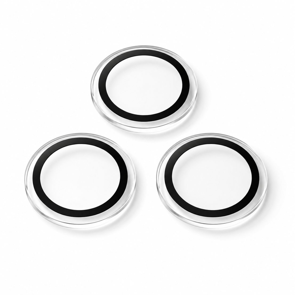 iPhone Kameraschutz Transparente Ringe