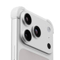 EKE 2.0 minimalistische iPhone Hülle in Weiß mit Eckenschutz, Rückansicht