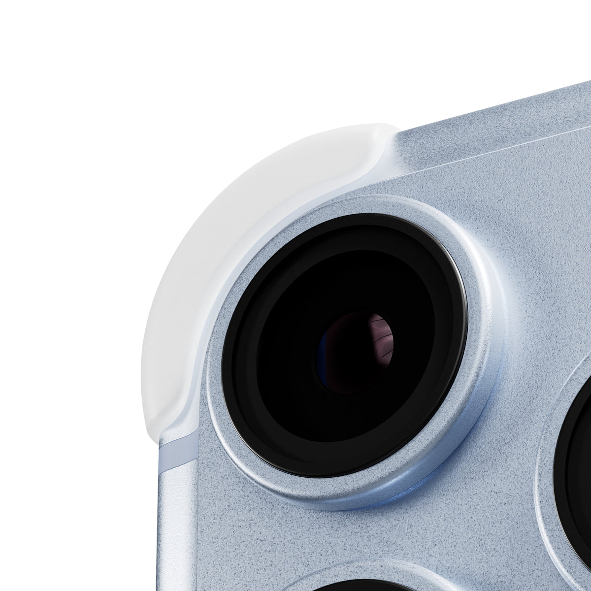 EKE 2.0 minimalistische iPhone Hülle mit Eckenschutz, Detailansicht der Kamera