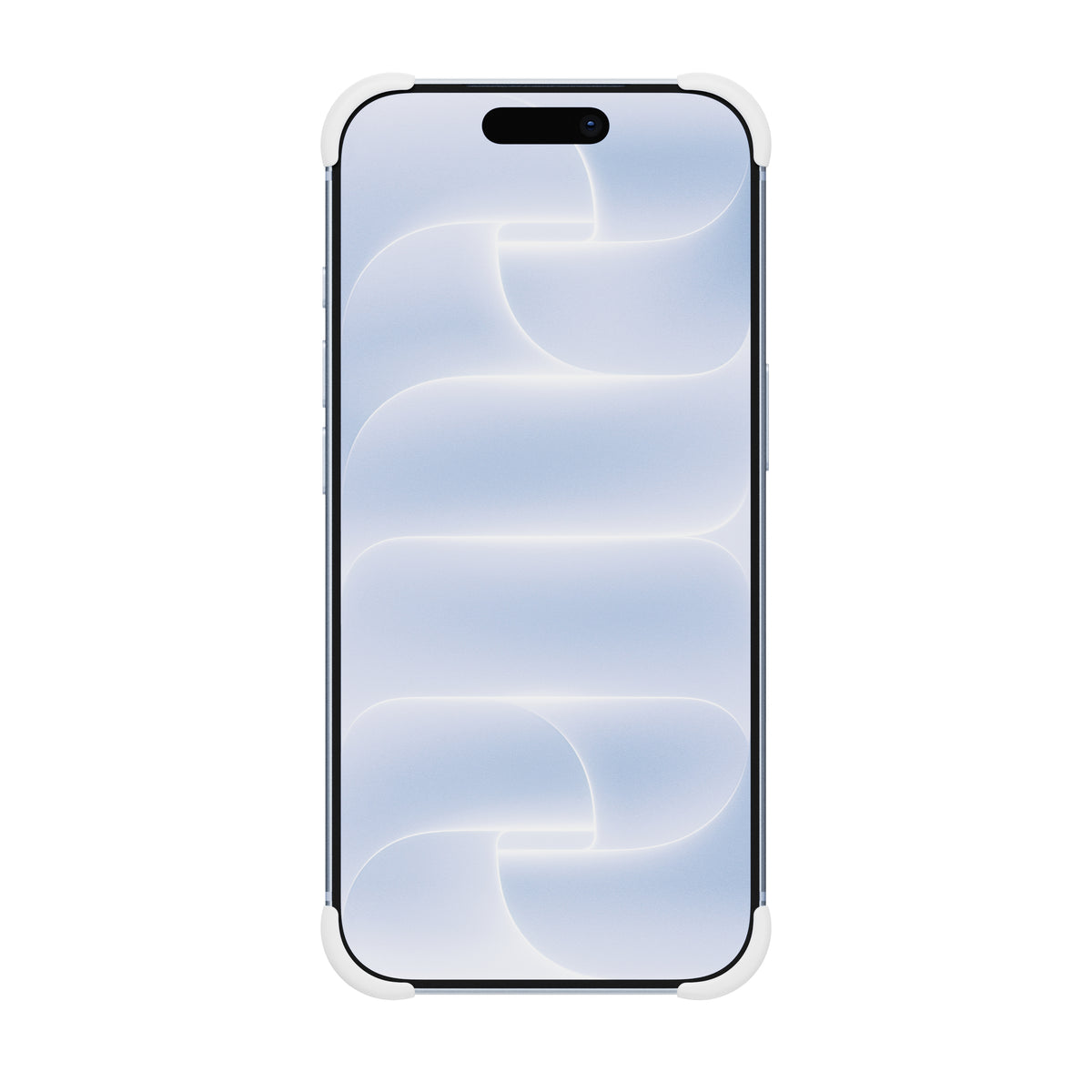 EKE 2.0 minimalistische iPhone Hülle mit Eckenschutz, Frontansicht